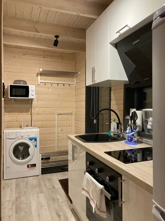 Коттедж Коттедж Новый барнхаус с баней — Манюхино