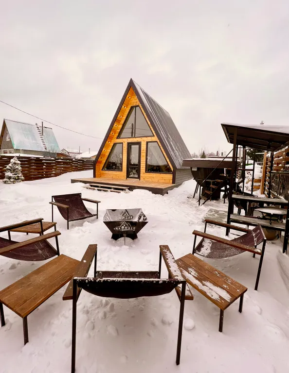 Уютный дом с баней и горячим банным чаном на озере Малый Кременкуль