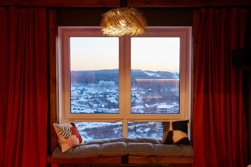 Квартира Квартира Романтичная студия с панорамным видом — Екатеринбург