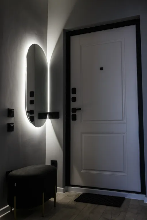 Стильная студия с дизайнерским ремонтом