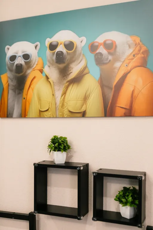 Современная светлая квартира в центре города