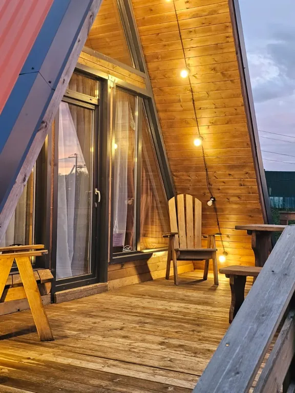 Коттедж Современный дом в стиле A-frame — Иннолово