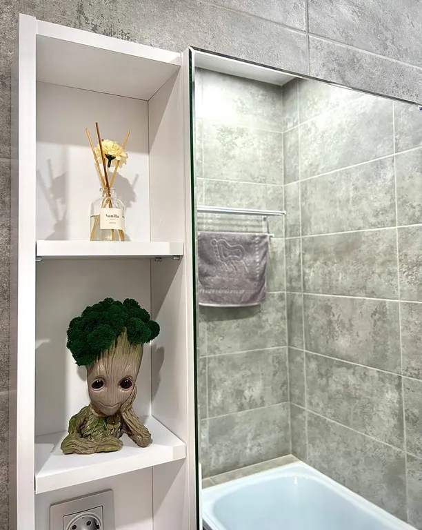 Стильная, просторная студия 50 оттенков серого