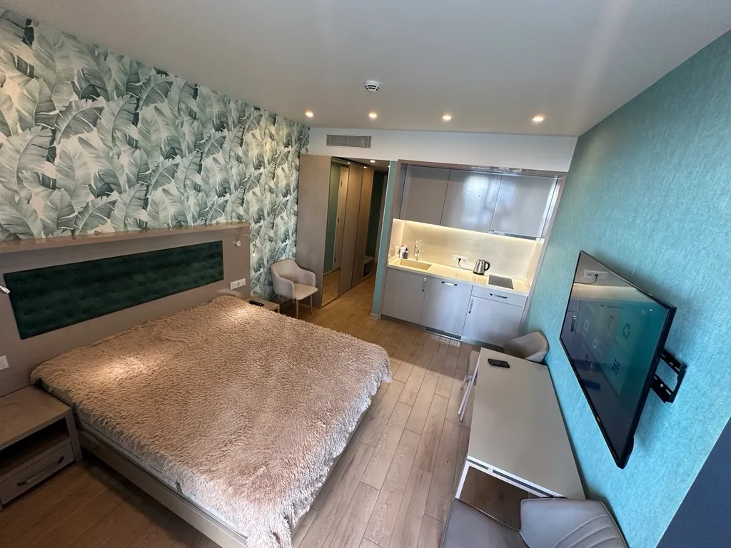 Квартира Апартаменты с видом на первой линии моря в 5* Апарт-отеле — Батуми