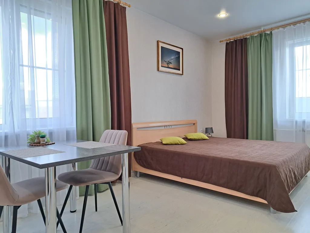 Студия на Псковской с большой кроватью