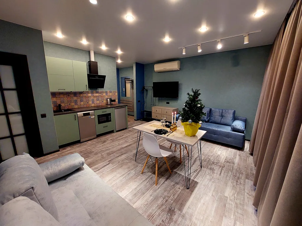 Апартамент в центре в парке на речке