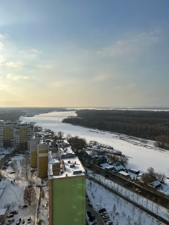 Чистая просторная квартира с видом на Волгу