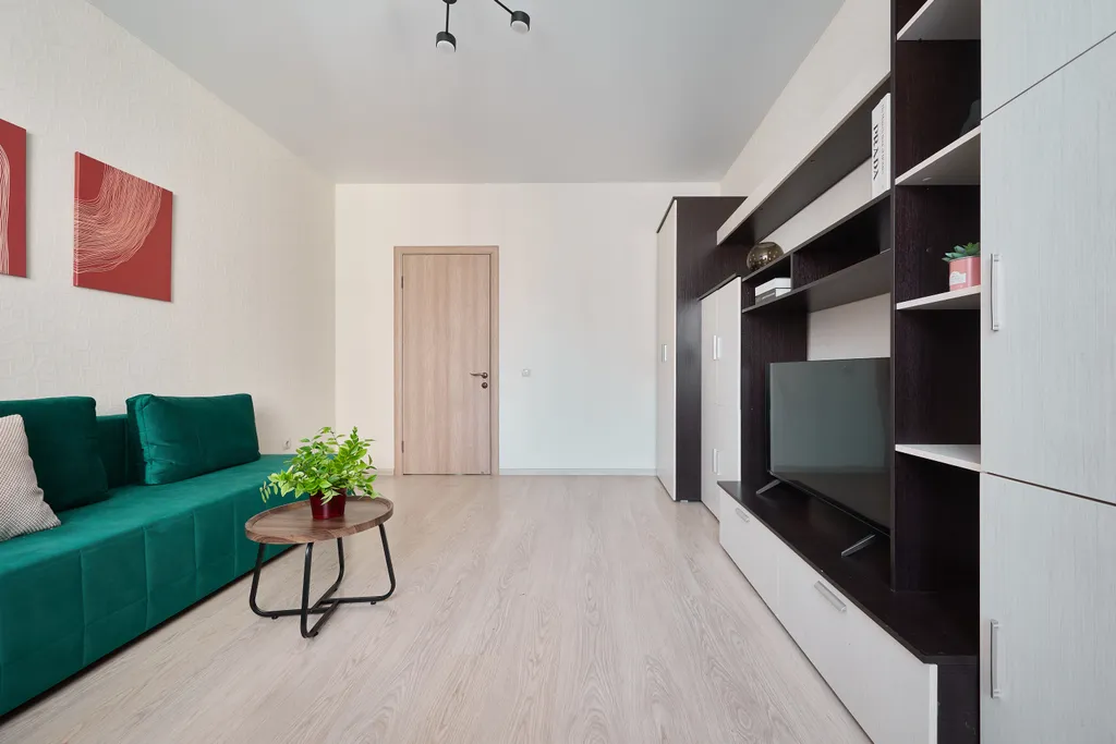 Дизайнерcкая двушка c видoм на стадион Kрaснoдaр