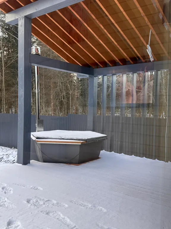 Лисий домик с камином