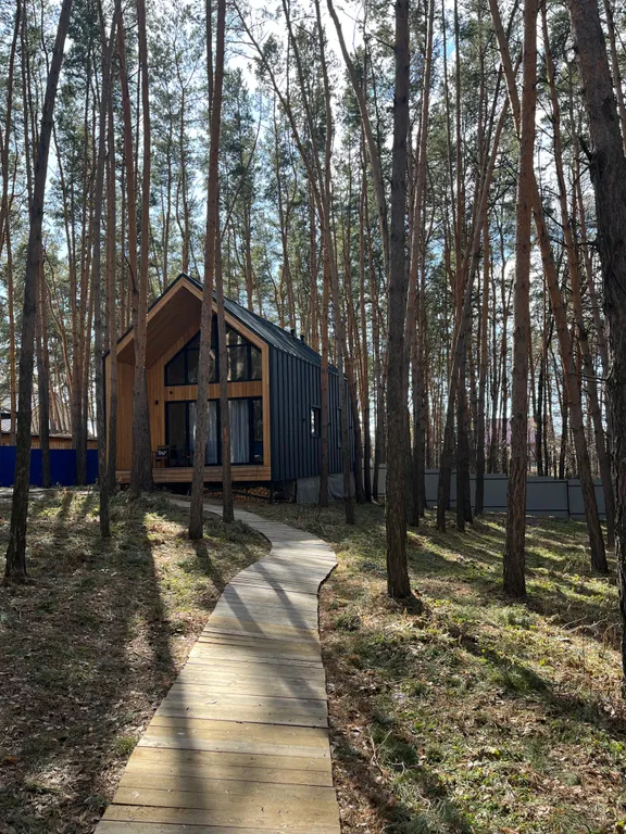 Дом отдыха Чернаков с видом на лес