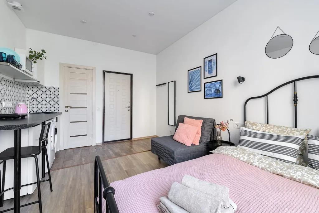 Квартира Квартира Студия у НИИ онкологии — Песочный