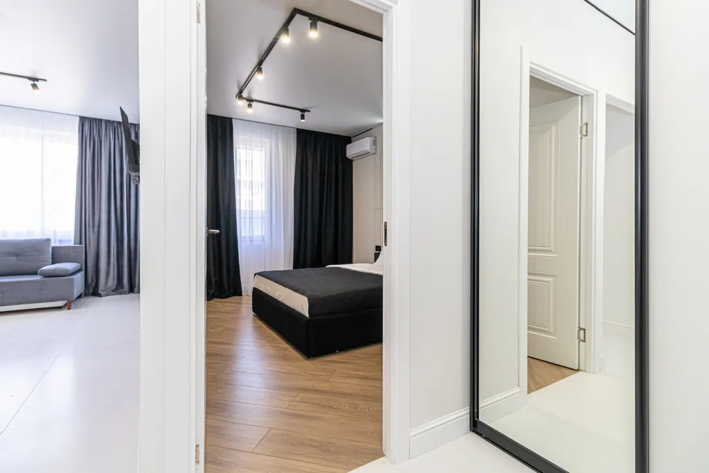 Квартира Светлая квартира с дизайнерским ремонтом Алисой и качелями в спальне — Краснодар