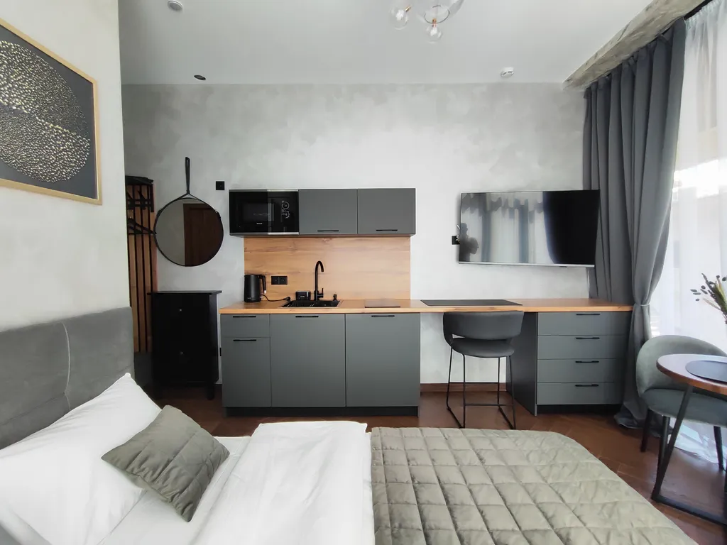 Премиальный апартамент студия в центре Красной Поляны