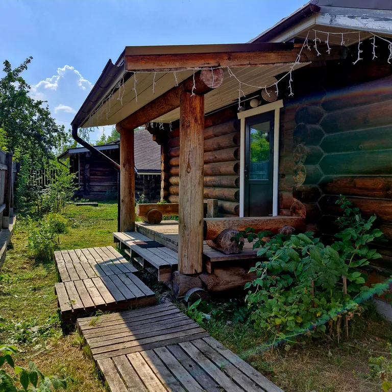 Уютный дом с панорамным видом на каму камский берег