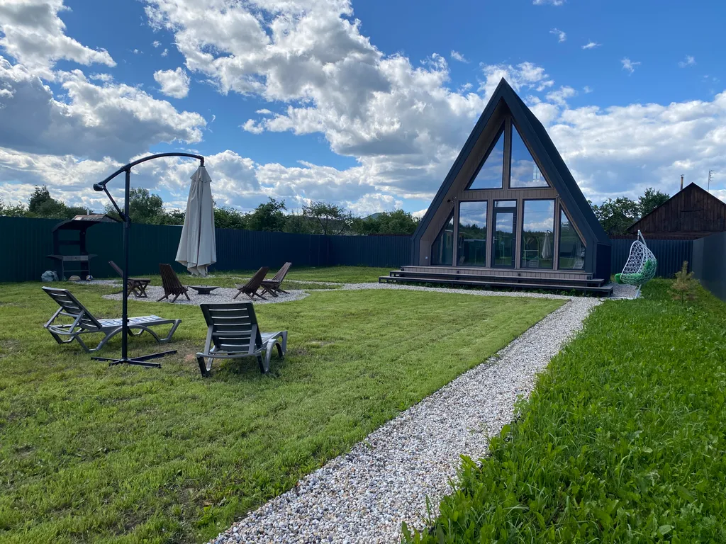 Уютный современный дом барнхаус