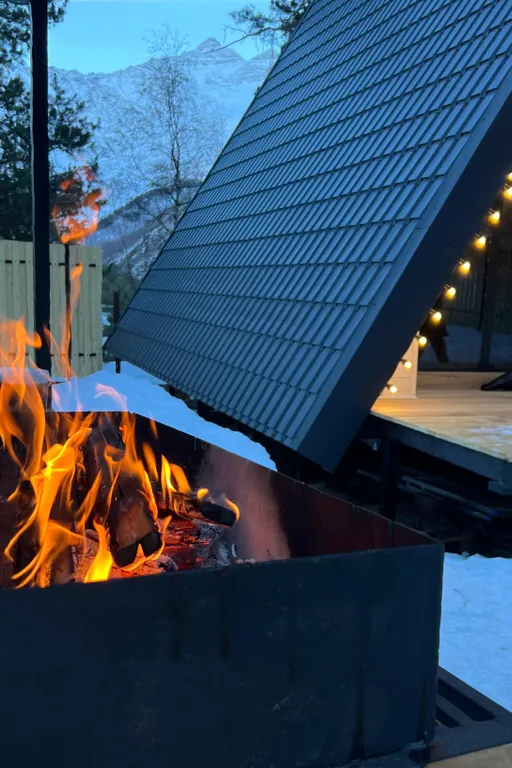 Уютный дом в стиле A-frame