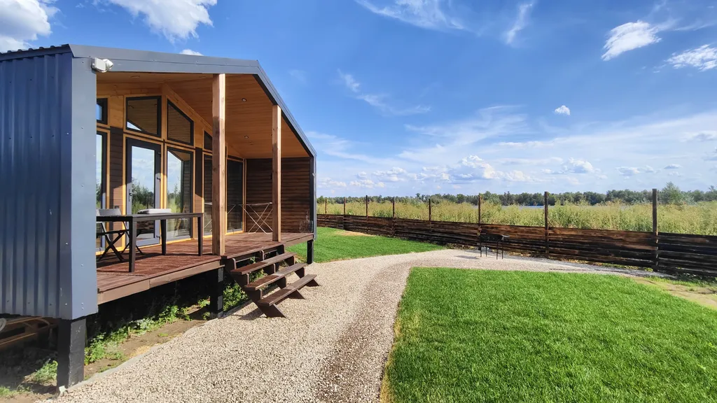 Глемпинг с видом на Волгу