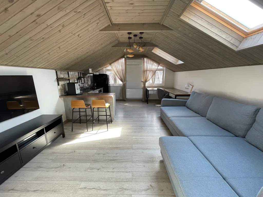 Dark wood apartment