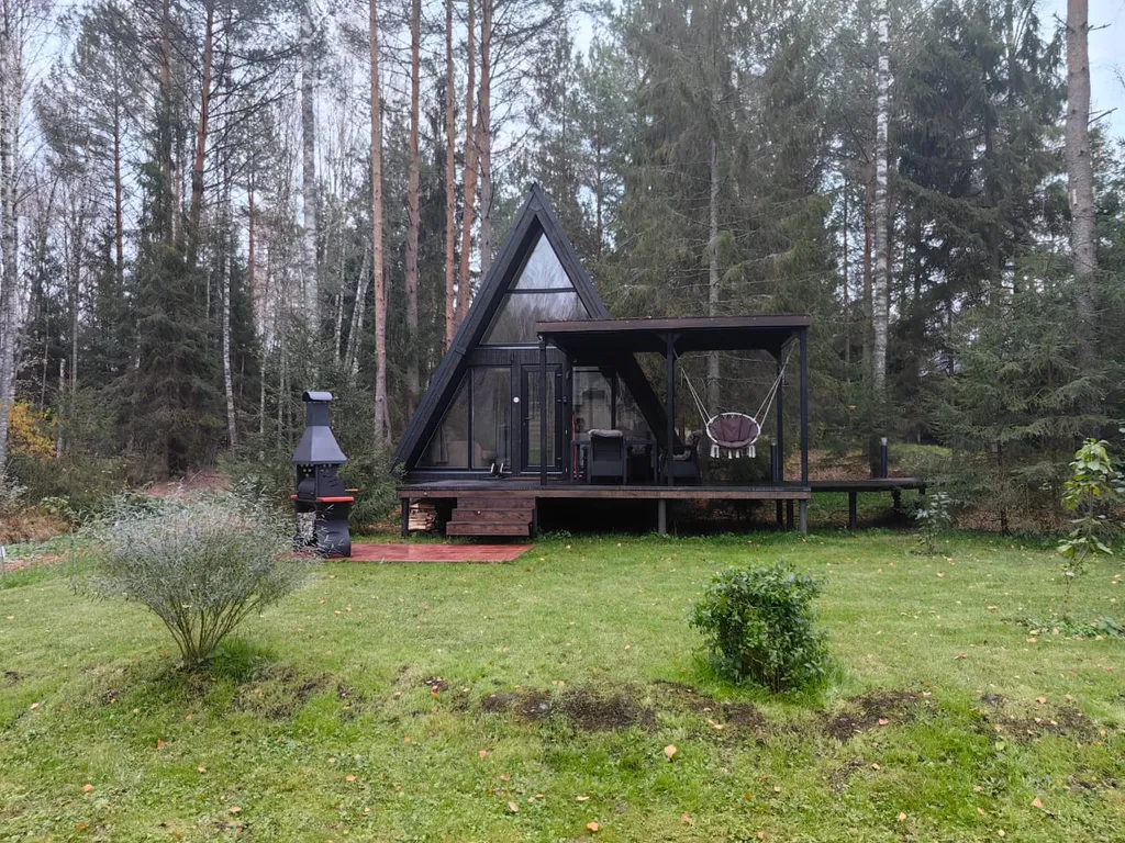 Уютный дoм a-frame