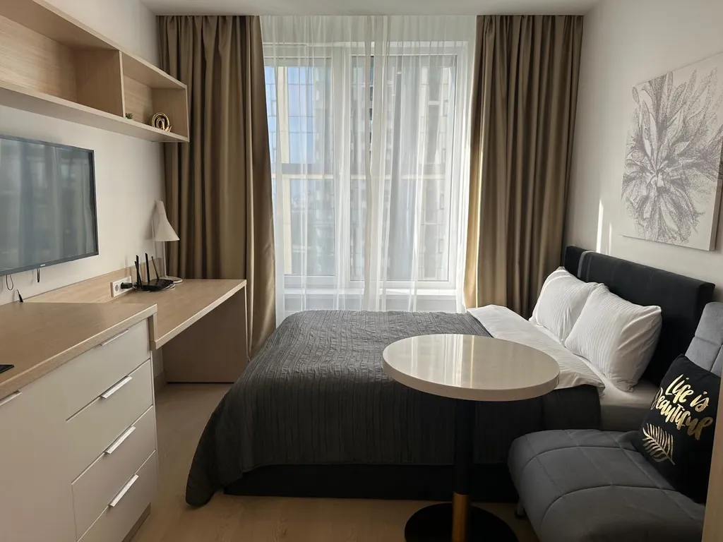 Квартира Квартира Студия Comfort YES вид на ВДНХ — Москва