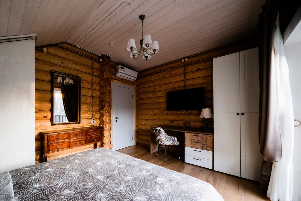 Дом шале с сауной, тренажерным залом и барбекю - для семьи и друзей