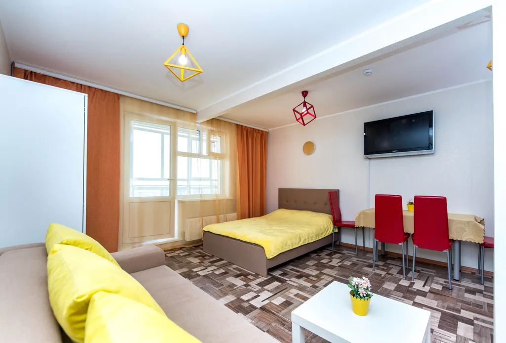 Квартира Квартира Студия на 17 этаже с красивым видом на город — Красноярск