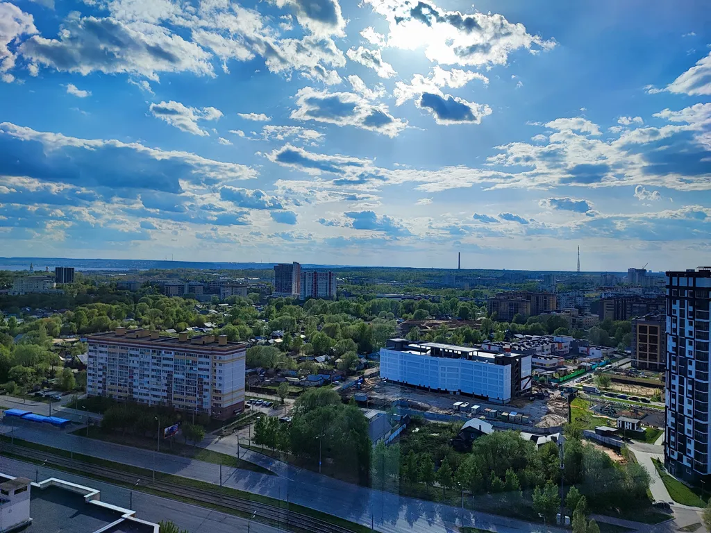 Евродвушка с красивым видом из окна