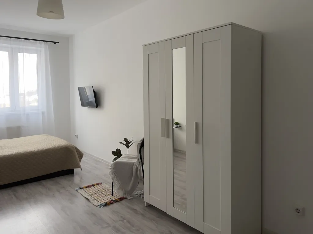 Светлая студия на двоих в ЖК Зеленые аллеи