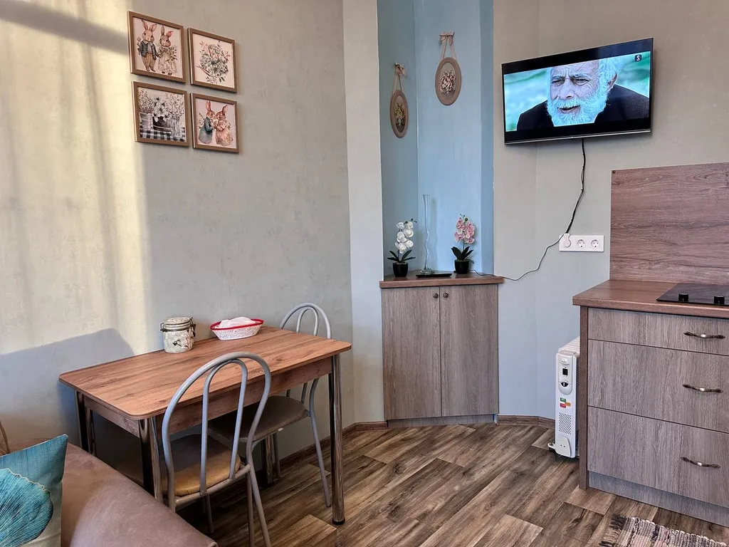 Уютная квартира-студия с прекрасным видом в самом центре города