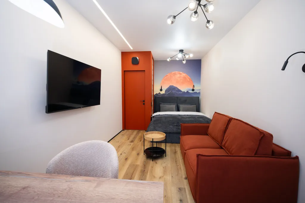 Квартира Квартира Просторное и уютное жилое пространство выполнено в современном стиле — Санкт-Петербург