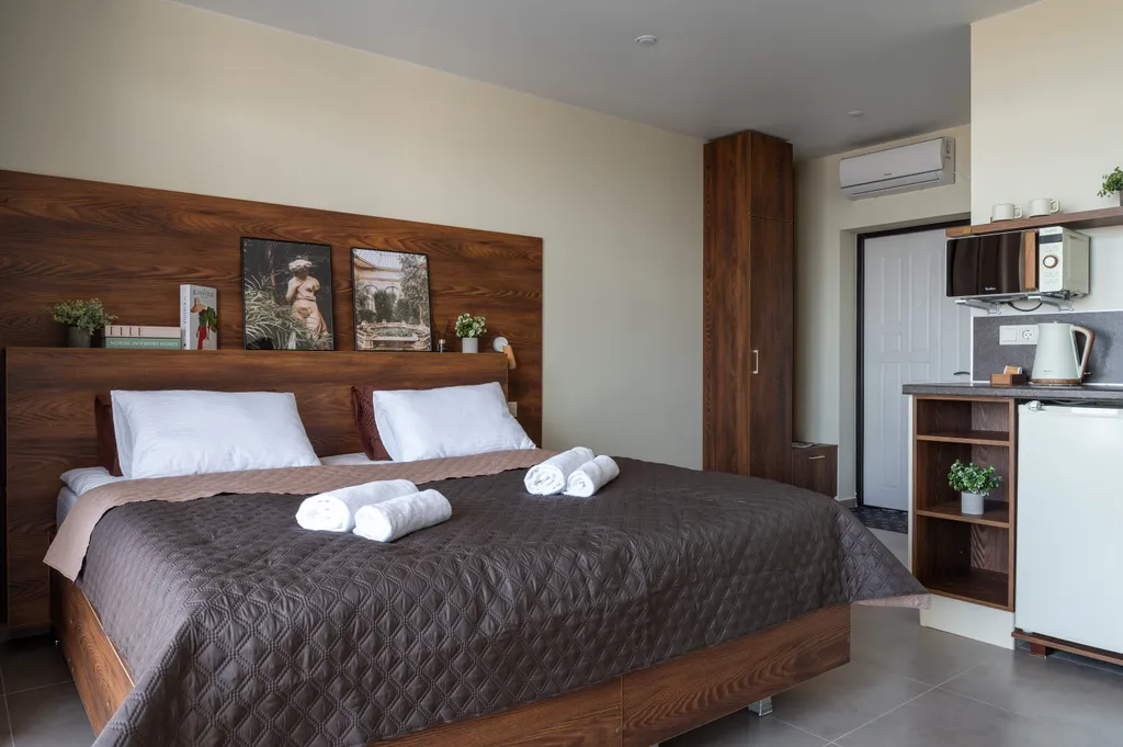 Квартира Апартаменты с балконом с панорамным видом и бассейном — Сириус