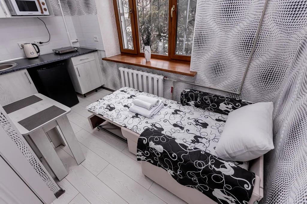 Студия в мини-отеле в центре Алматы