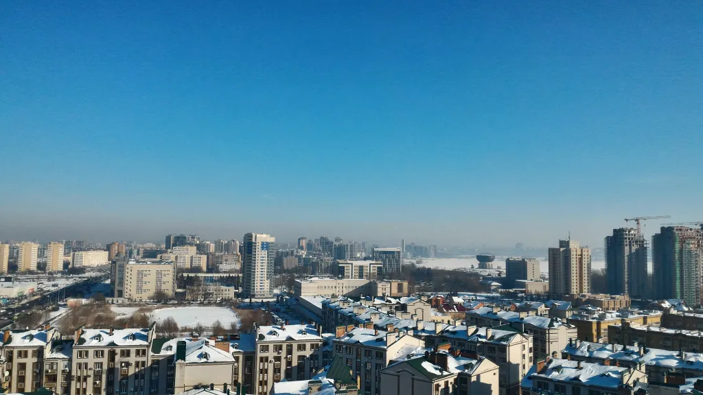 Квартира Квартира Студия с мезонином и прекрасным панорамным видом на Кремль и город — Казань