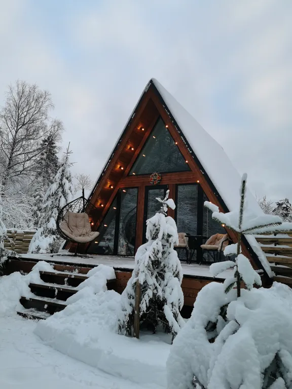 Коттедж Дом А-фрейм — Санкт-Петербург