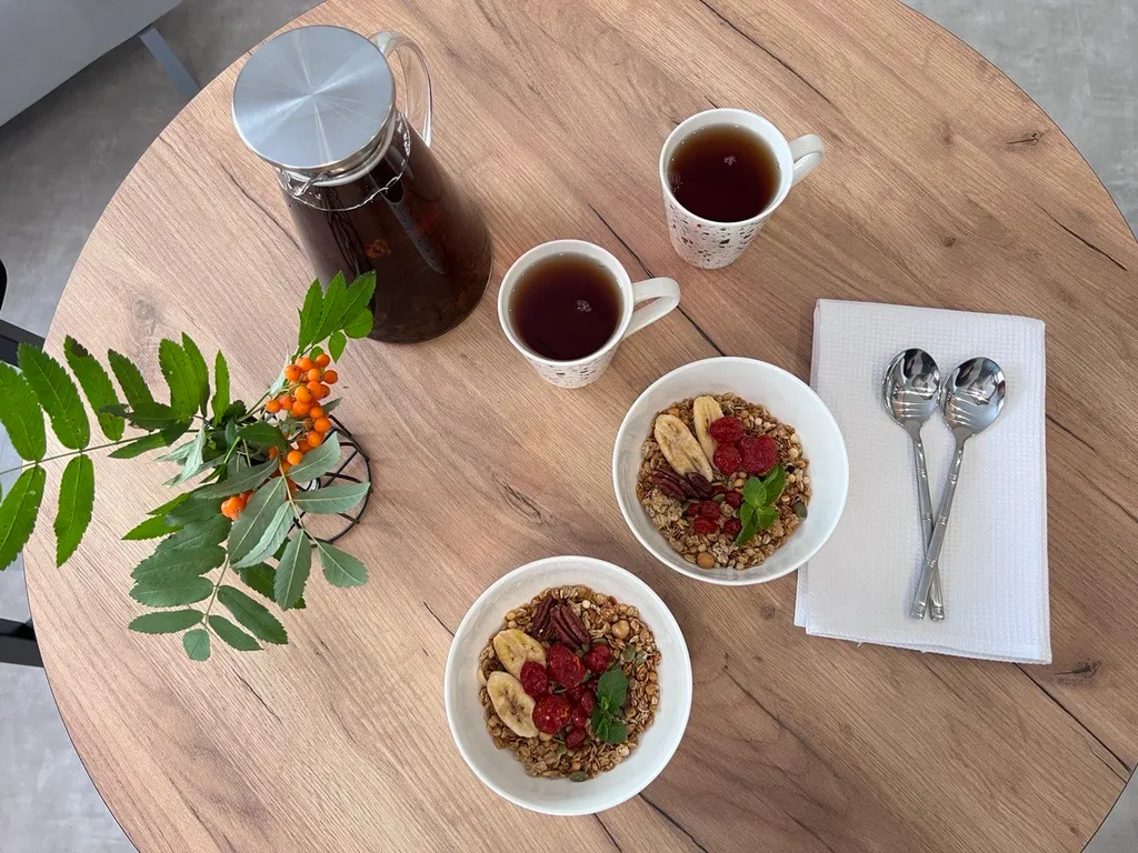 Квартира с видом на реку с террасы