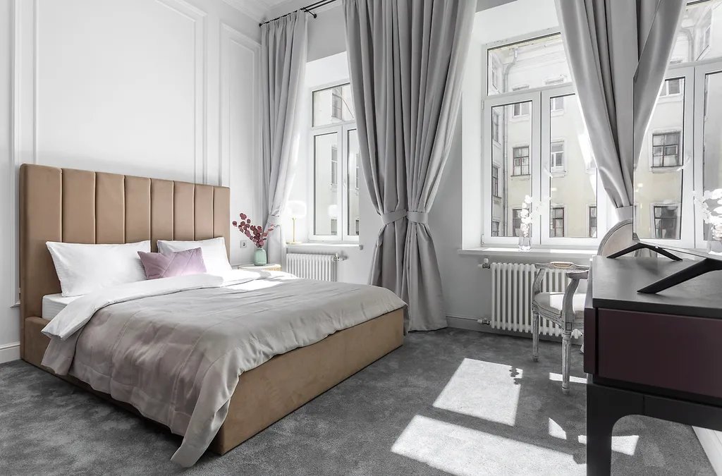 Апapтаменты с новым дизайнeрcким рeмонтом, пaнopамным видом на Невcкий