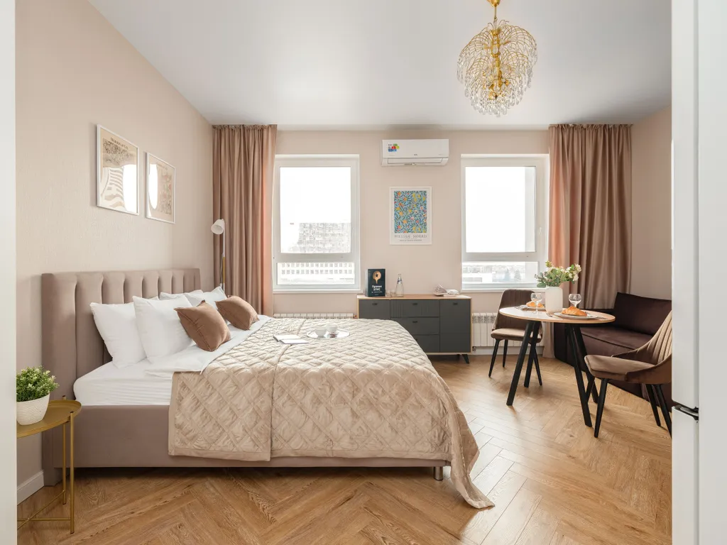 Квартира Дизайнерские апартаменты Elegance у м.Спартак и стадиона Открытие Арен — Москва