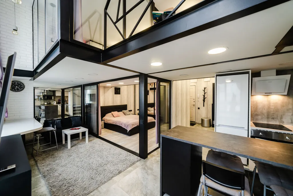 Квартира Двухуровневые апартаменты в стиле Loft рядом с Крокус-сити — Раздоры