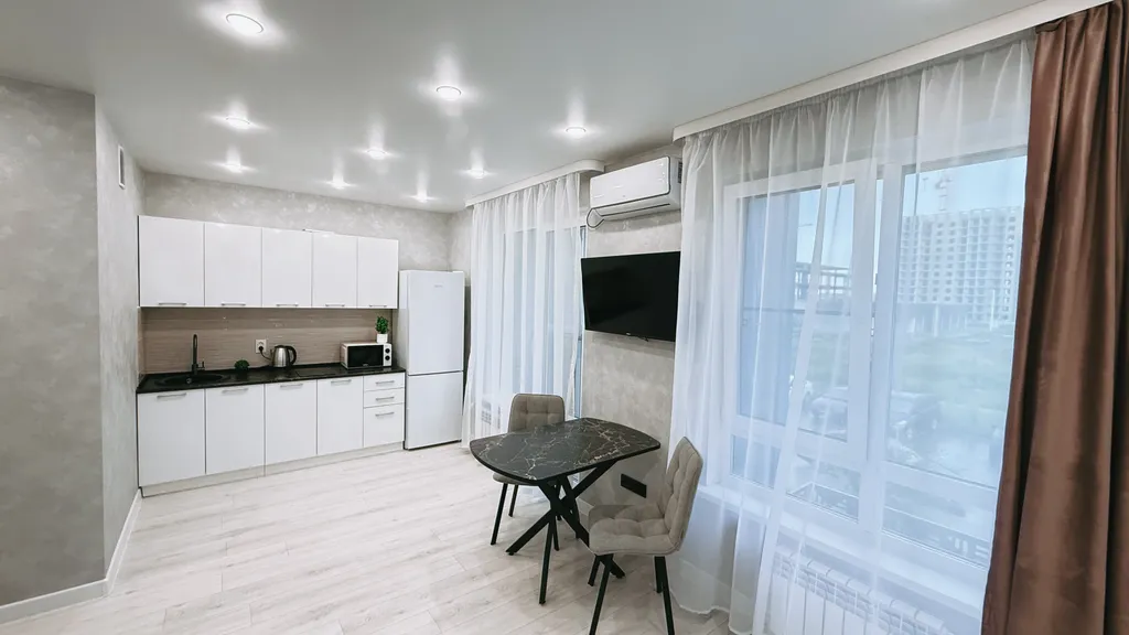 Стильная уютная квартира-студия на Алой