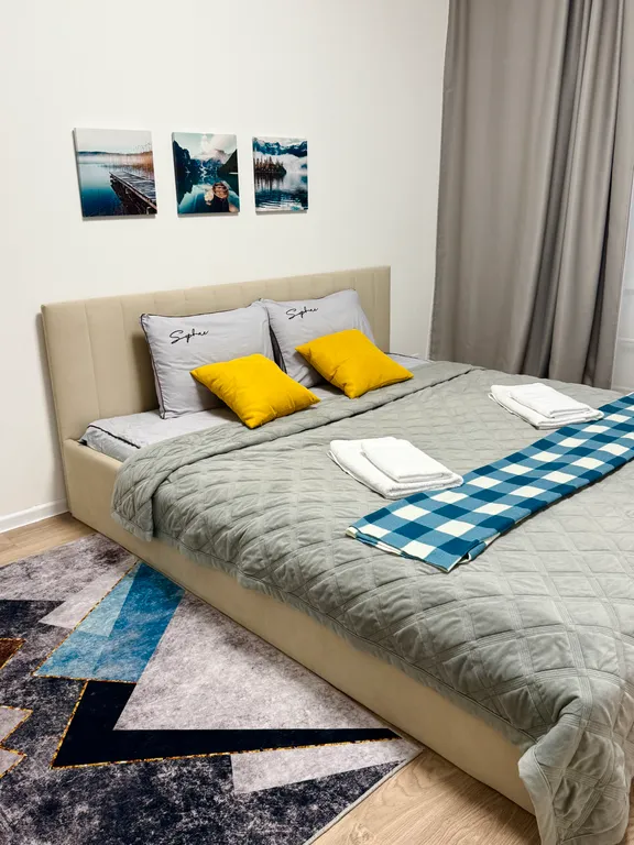 Просторная однокомнатная квартира в новом ЖК — аренда посуточно в Домодедово