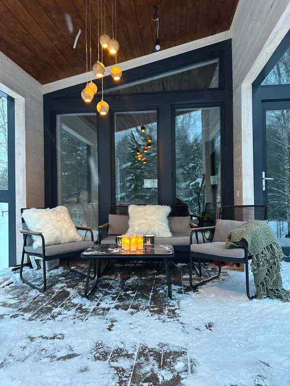 Happy Dacha стильный барнхаус с баней возле Иннополиса