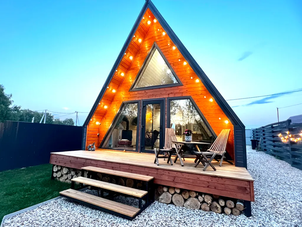 Коттедж Частный дом Art house с камином, купелью и баней — Шишкино