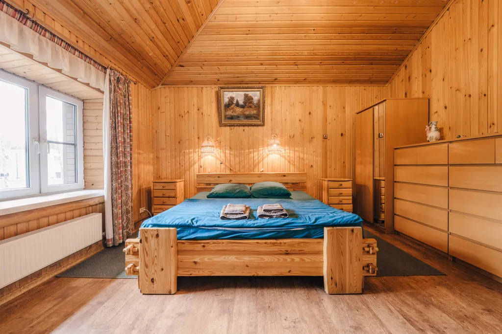 Дом в лесу в русском стиле