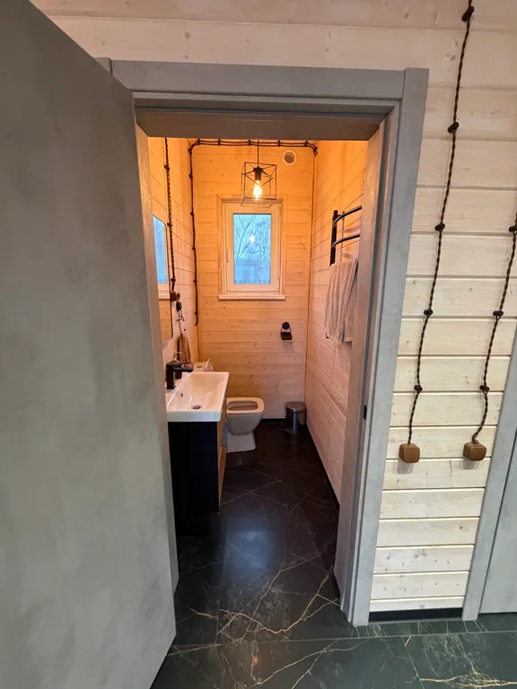 2-этажный Барнхаус с чаном, сауной и бассейном