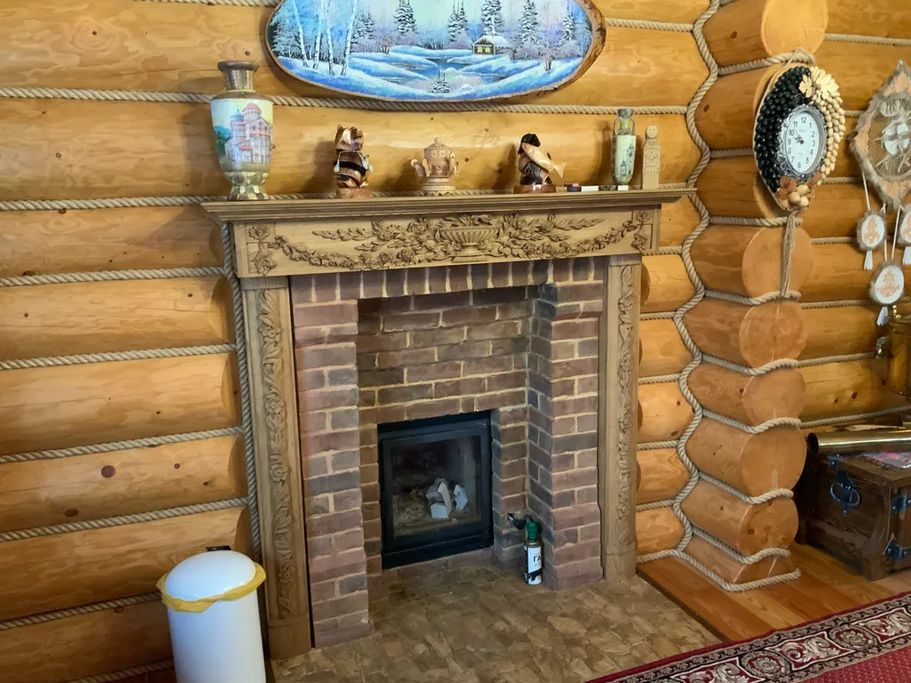 Дом-баня в деревенском стиле