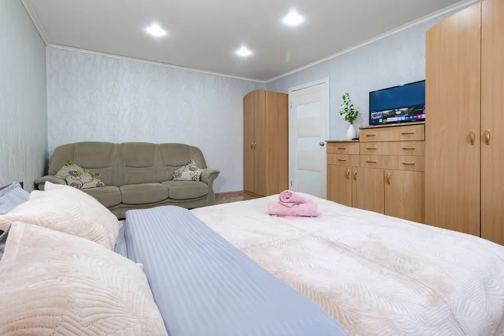 В центре уютная и светлая квартира