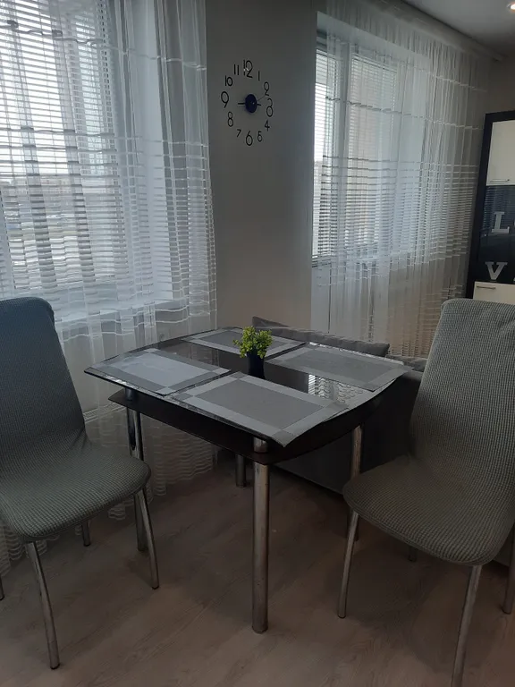 Апартаменты с современным интерьером в новом доме возле парка