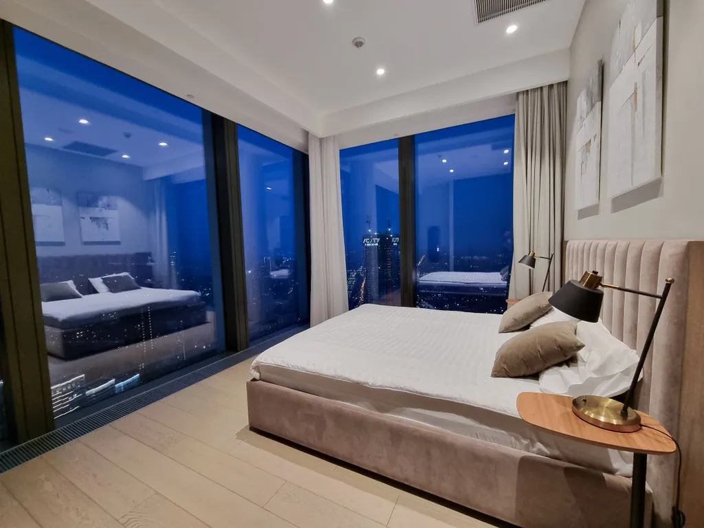 Угловой апартамент в Москва сити