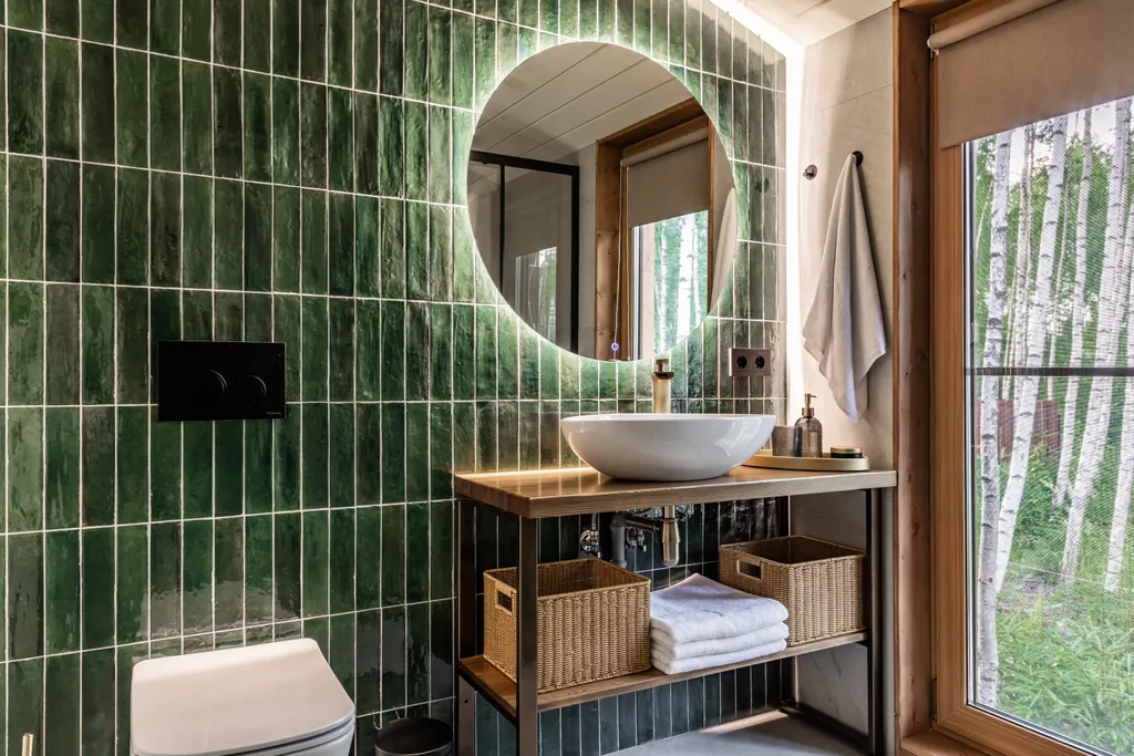 Дизайнерский дом в лесу