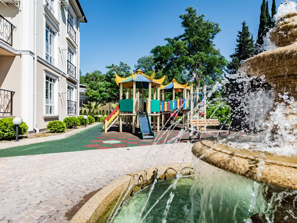 Студия с видом на море и зоной барбекю